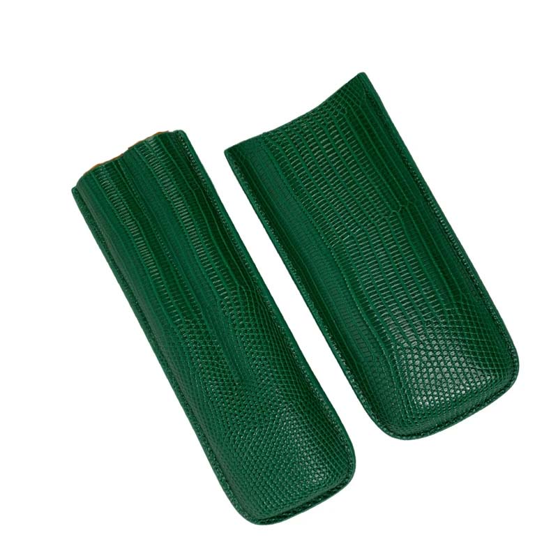 Travel Accessories Youtube - Man-made Leather Cigar Case 2 Tube