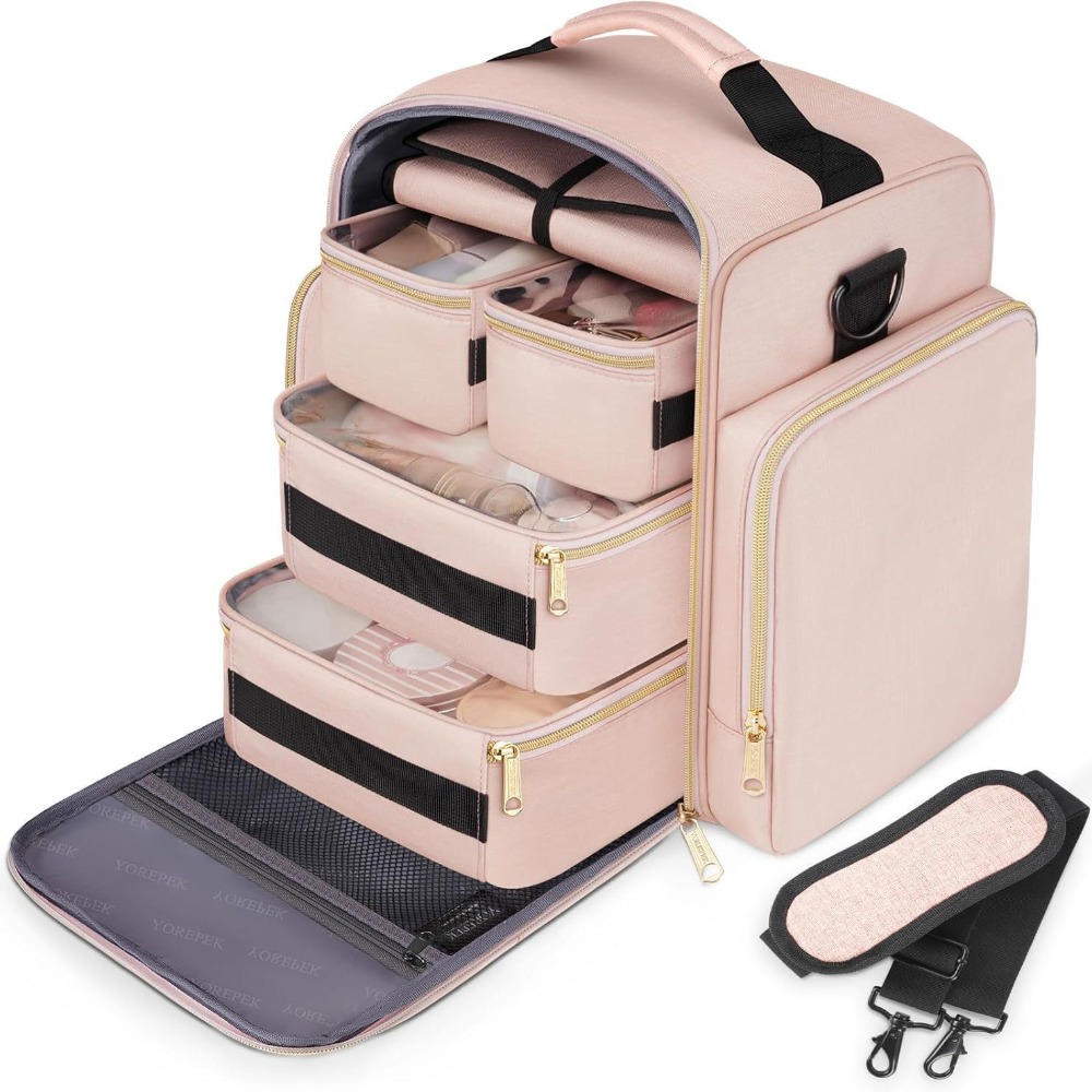 Accessories Travel Jewelry Box - Large Travel Cosmetic Organizer Bag with