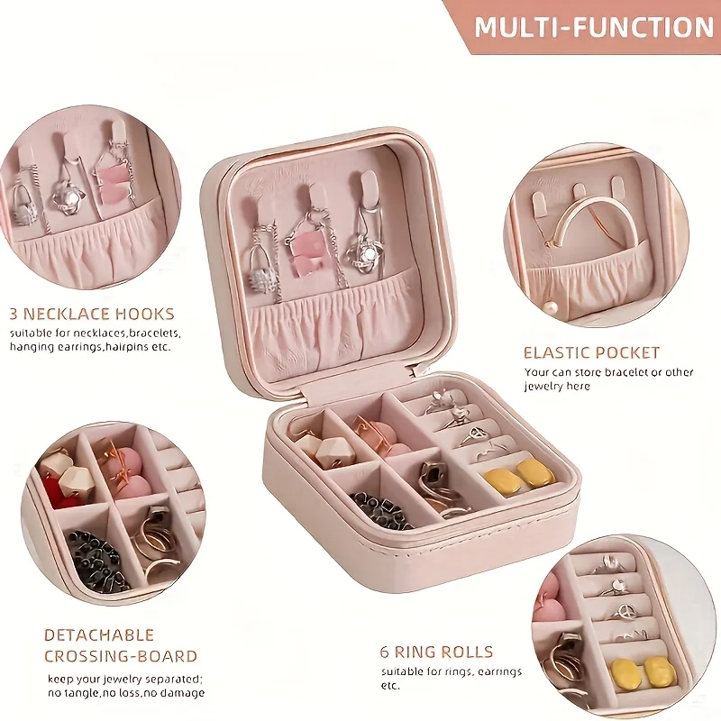 Mini Jewelry Box Portable Jewe - Accessories Travel Jewelry Box review and price