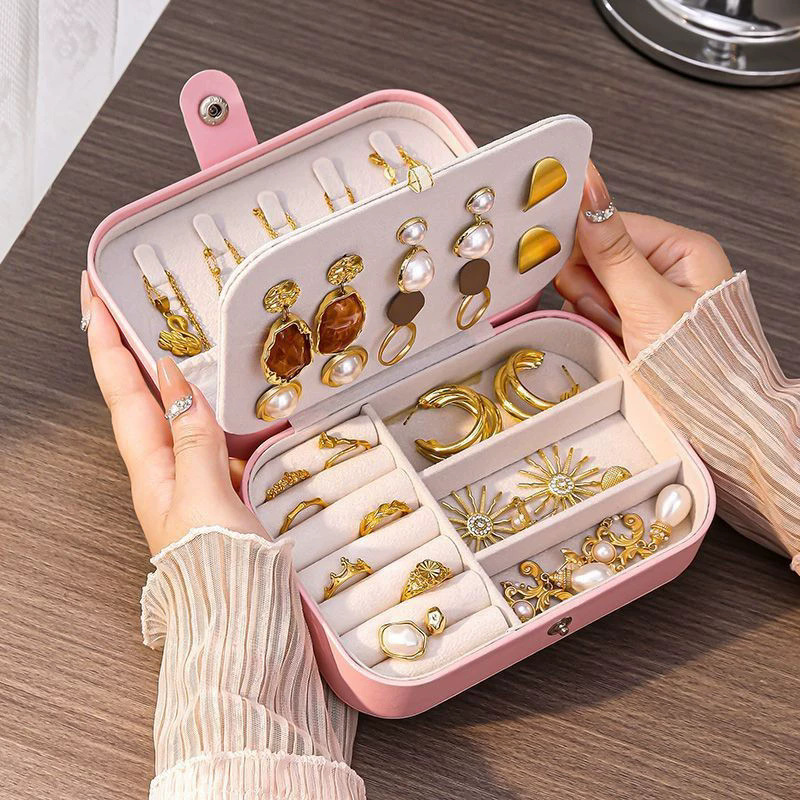 Anti Oxidation Portable Travel - Accessories Travel Jewelry Box review and price