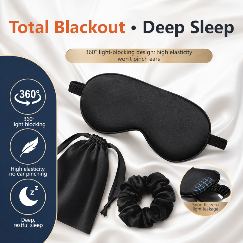 Double-Sided Silk Sleeping Eye - Eye Mask Sleep Travel review and price