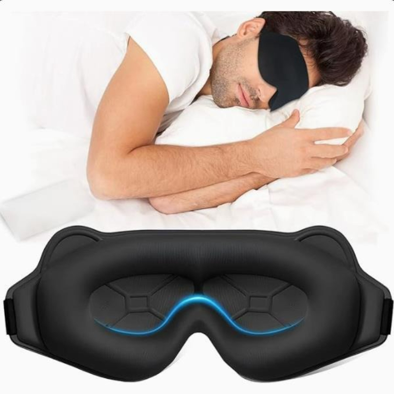 3D Sleeping Mask Block Out Lig - Eye Mask Sleep Travel review and price