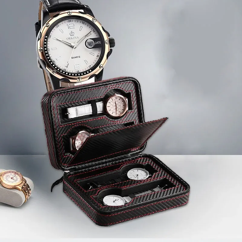 4-Slot Portable Watch Storage  - Accessories Travel Jewelry Box review and price