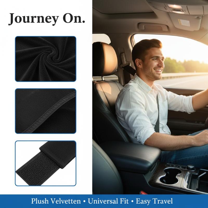 1/2pcs Soft Seat Belt Covers C - Travel Accessories For Car review and price