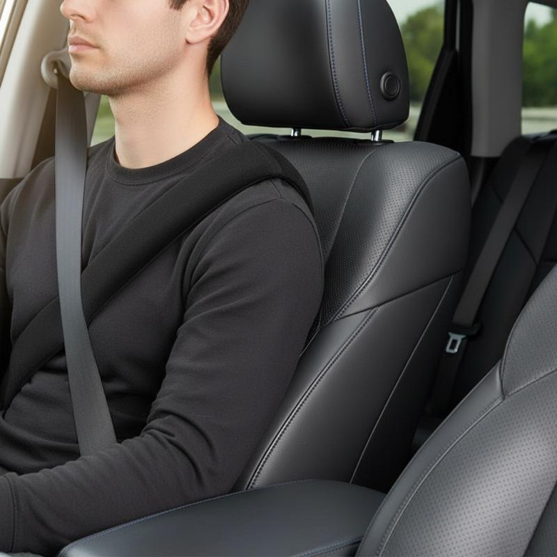 1/2pcs Soft Seat Belt Covers C - Travel Accessories For Car review and price