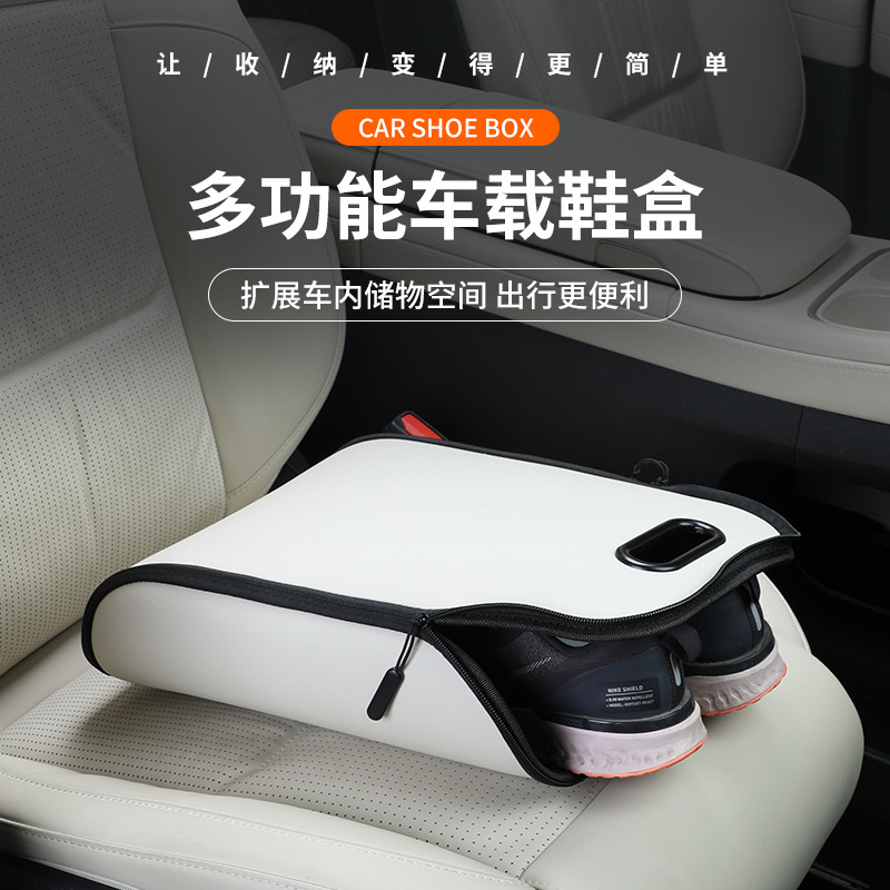 Portable Car Shoe Storage Box  - Travel Accessories For Car review and price