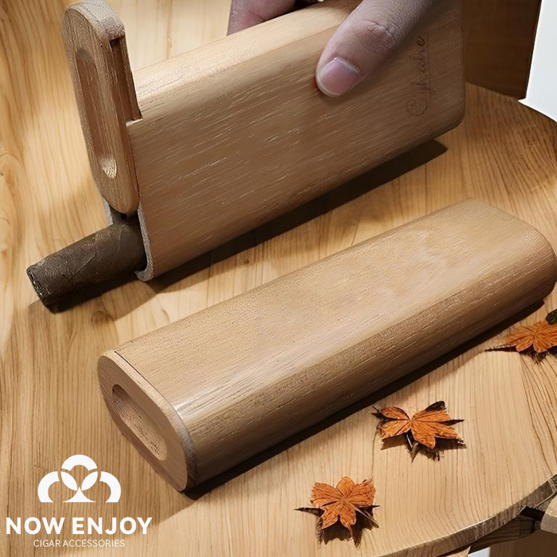Portable Cigar Case Natural Ce - Travel Accessories Youtube review and price