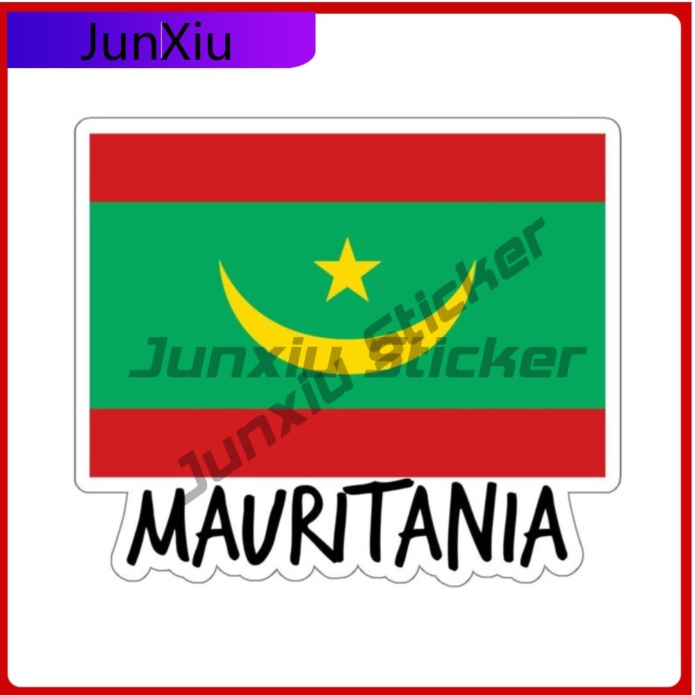 Mauritania Flag Travel Sticker - Travel Accessories For Car review and price